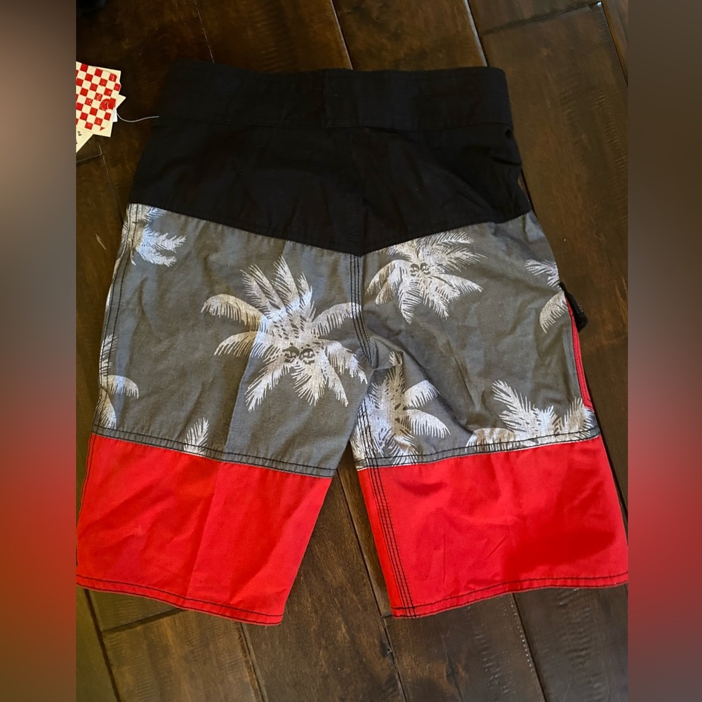 New Vans Boys Swim trunks adjustable tied waist